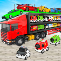 Crazy car transport truck